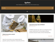Tablet Screenshot of egoterm.pl